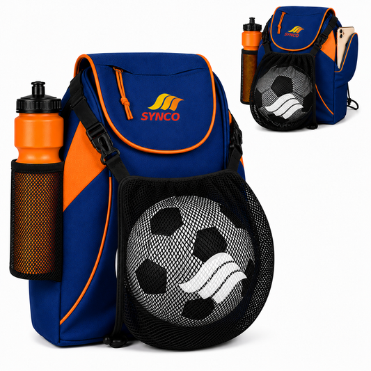 Synco Blaze Football Bag (Blue Orange)