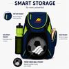 Synco Blaze Football Bag (Blue Green)
