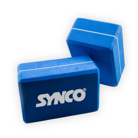 Synco Yoga Bricks - High Density Premium EVA Foam Yoga Brick Assorted color