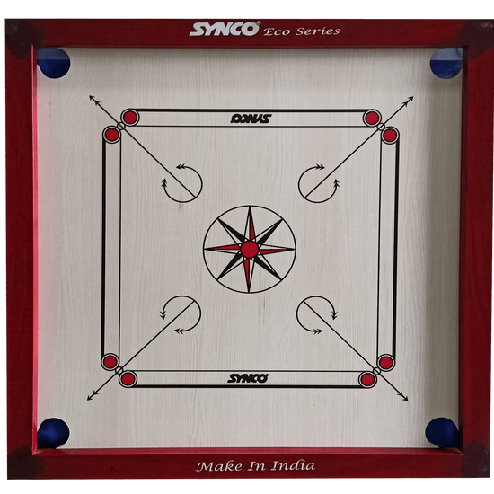 Synco Eco 33X33 inch Light weight Full size carrom board