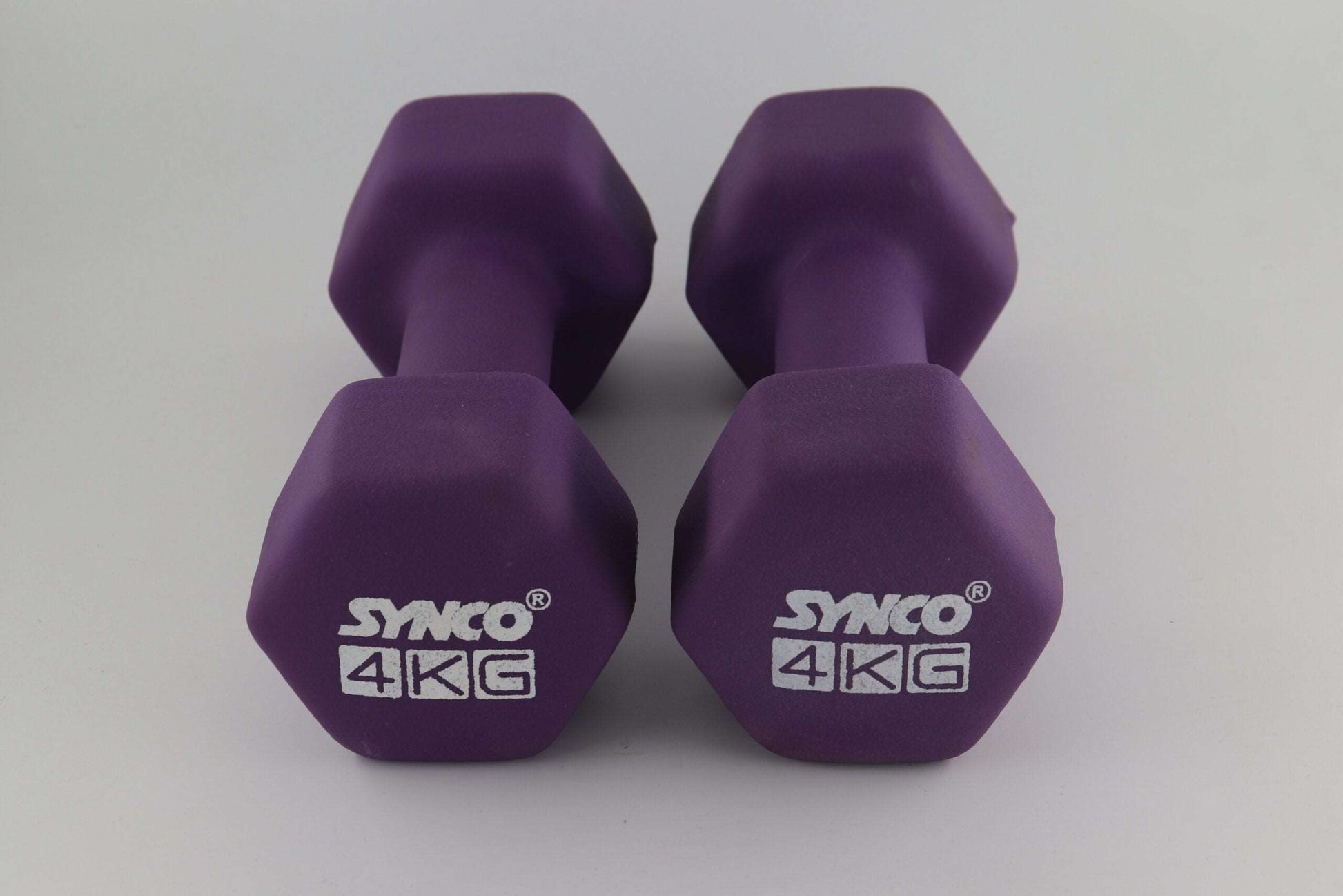 Synco Purple Dumbbell Pair (2 x 4 KG) - 1