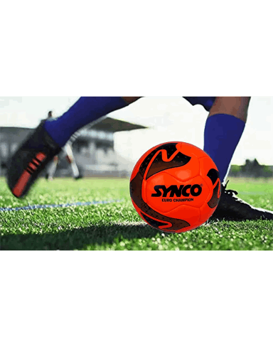 SYNCO Euro Championship PU Football/Soccer Ball Size-5 <br>Orange - 2