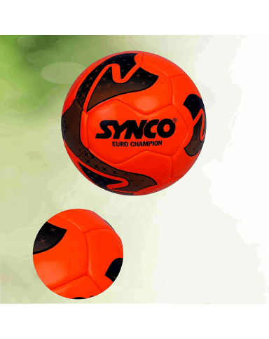 SYNCO Euro Championship PU Football/Soccer Ball Size-5 <br>Orange - 4