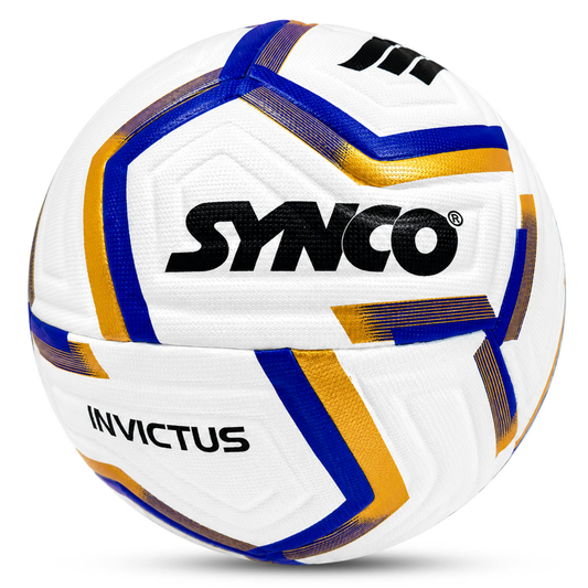 Professional Football ball - Invictus Fusion Bond Ball with Thermobond and Embossed Technology, PU, Size 5 | Synco