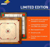 Synco Limited Edition 20 mm Full size carrom board with Free Cover