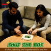 Shut the box wooden puzzle gameplay 