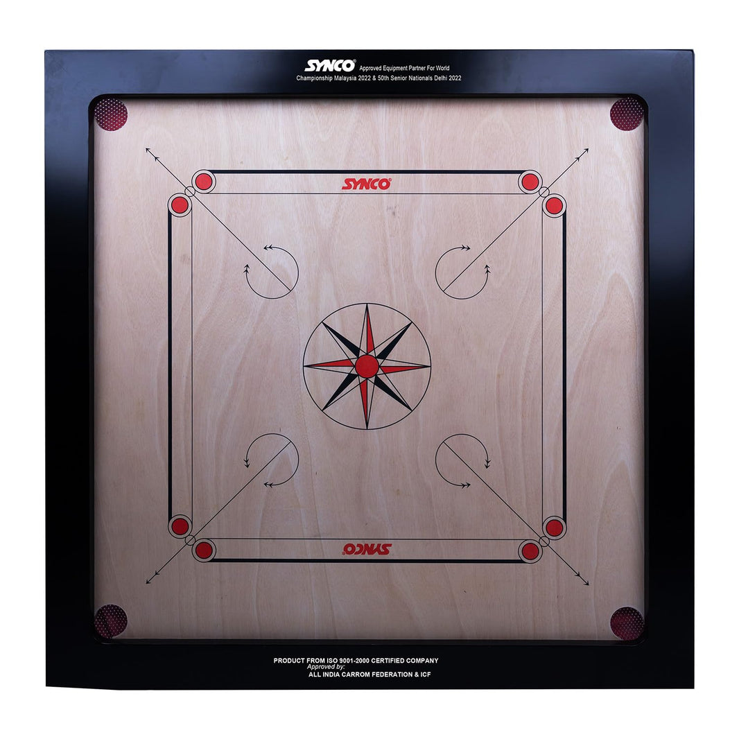 Synco Carrom Boards Premium Quality For Smooth Professional Play synco-carrom-boards-premium-quality-for-smooth-professional-play