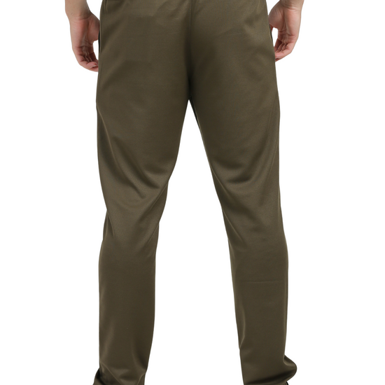 Synco Aeris Performance Trackpant for Men olive green colour back 