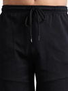 Synco AeroFlex Shorts For Men in black colour front 