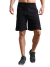 Synco AeroFlex Shorts For Men black colour front 