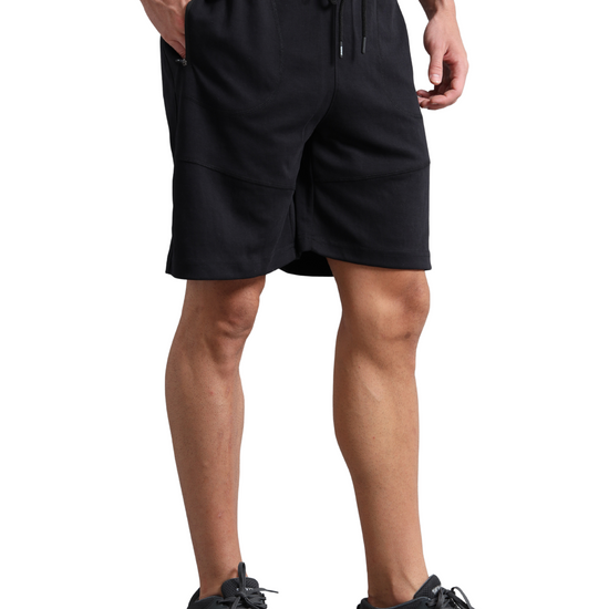 Synco AeroFlex Shorts For Men Dark-Grey side front 