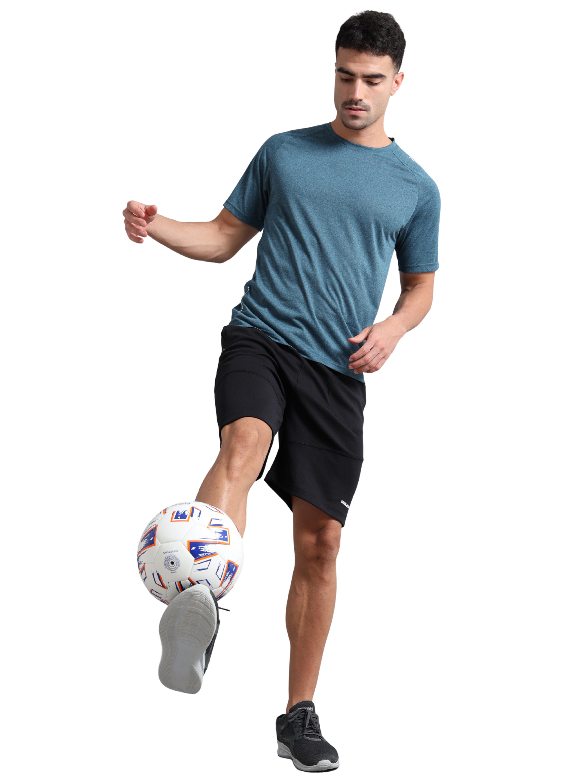 Synco AeroFlex Shorts For Men in dark-grey colour