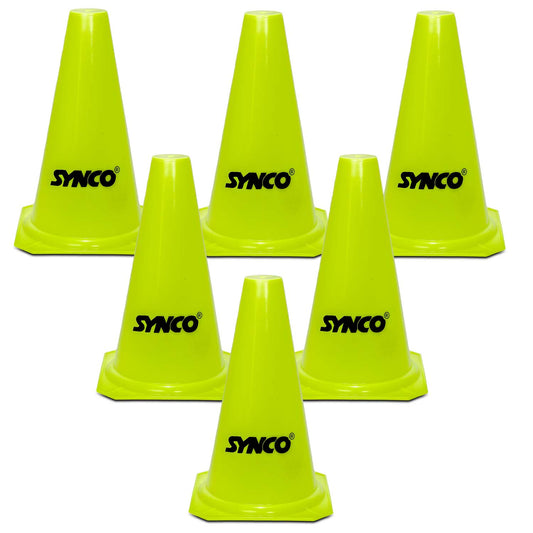 Synco Agility Traffic Cones (9 inch /12 inch)green set
