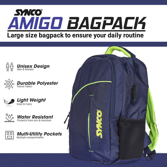 Synco Amigo Backpack (M) Blue features