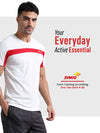Synco Arctic Plus Sports Tshirt for Men white colour front 
