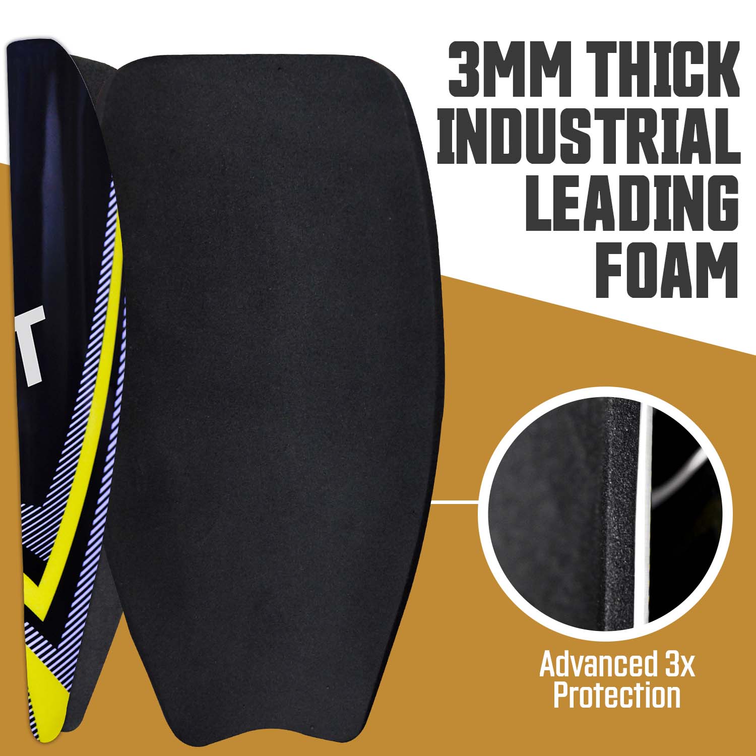Synco Bolt Shin Guard with Sleeve Combo Protection