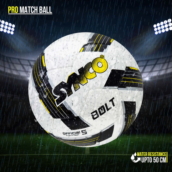 Synco Bolt Thermobonded Football FIFA Approved Football water  resistance resistance