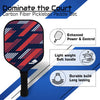 Synco Red Slash Pickleball Fibre Set Comfert
