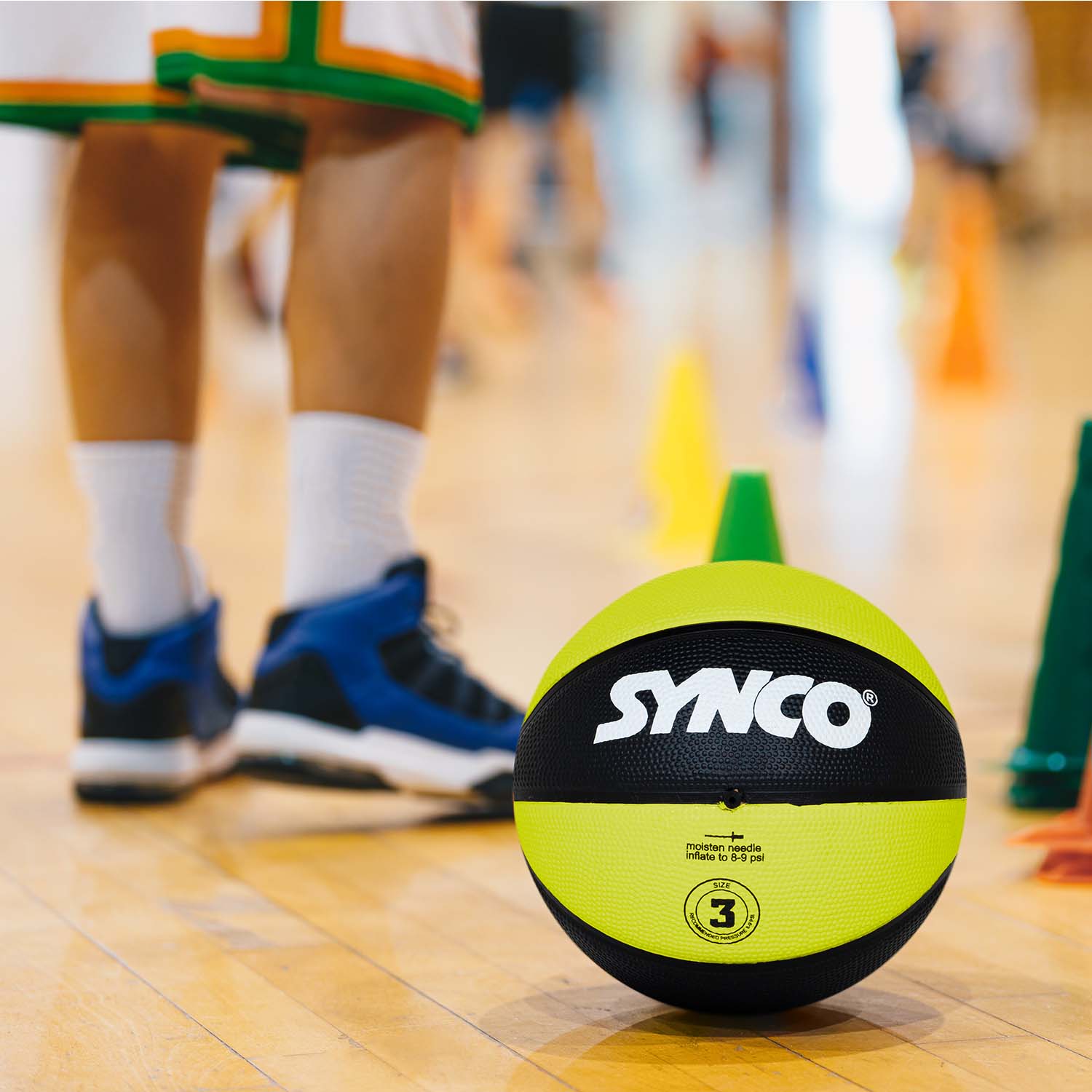 Synco Young Champ kids Basketball green black