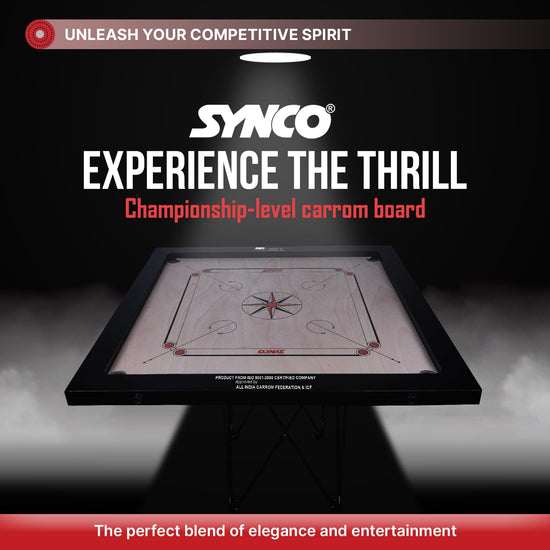 Synco Sports Tough Carrom Board