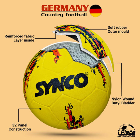 Synco Country Colour Germany Football multi layer construction