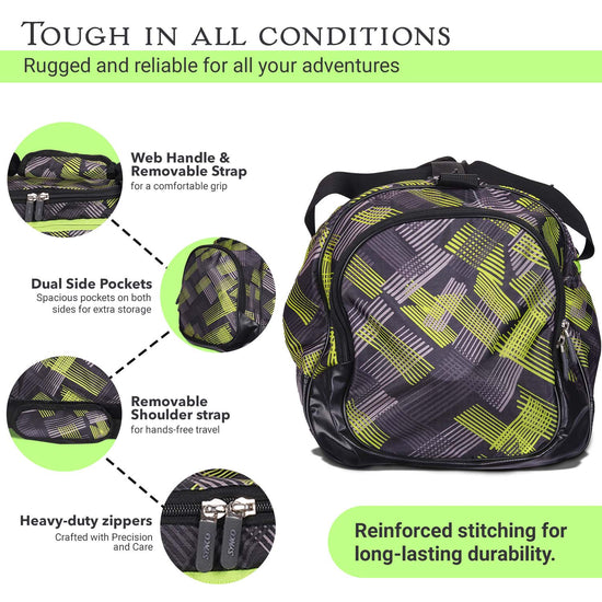 Synco Cruise duffle Bag  Camo Green Tough quality
