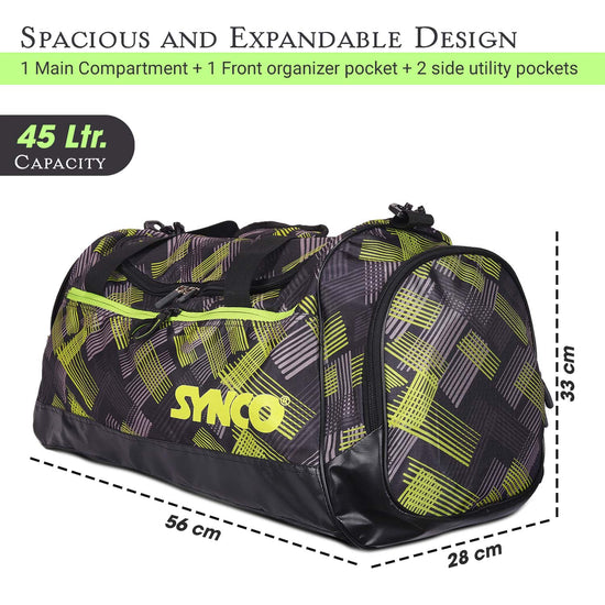 Synco Cruise duffle Bag (M) Camo Green size 45ltr
