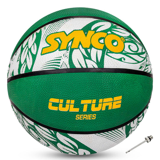 Synco Culture Series basketball front green white