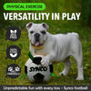 Synco Dog Toy Football with Green holding loops