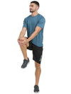 Synco Flex Active Sports Shorts for Men Dark Grey colour 