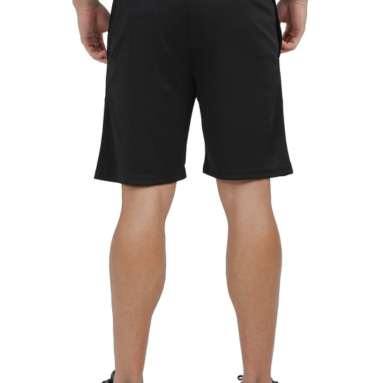 Synco Flex Active Sports Shorts for Men black back 