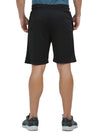 Synco Flex Active Sports Shorts for Men black back 