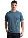 Synco Fusion Sports Tshirt for Men Blue color front