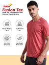 Synco Fusion Sports Tshirt for Men red color  advantages side front.