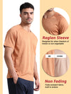 Synco Fusion Sports Tshirt for Men rust color features