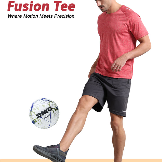 Synco Fusion Sports Tshirt for Men red color side