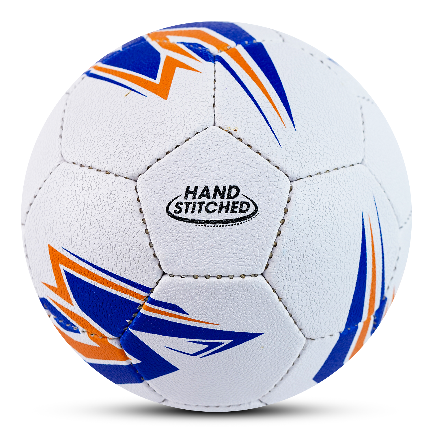 White blue orange colour Handball ball size 3 Hand-stitched construction 