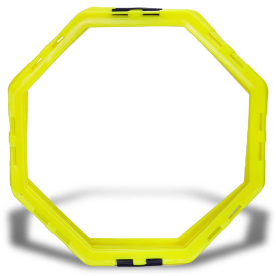 Synco Hex Hoop ring yelllow
