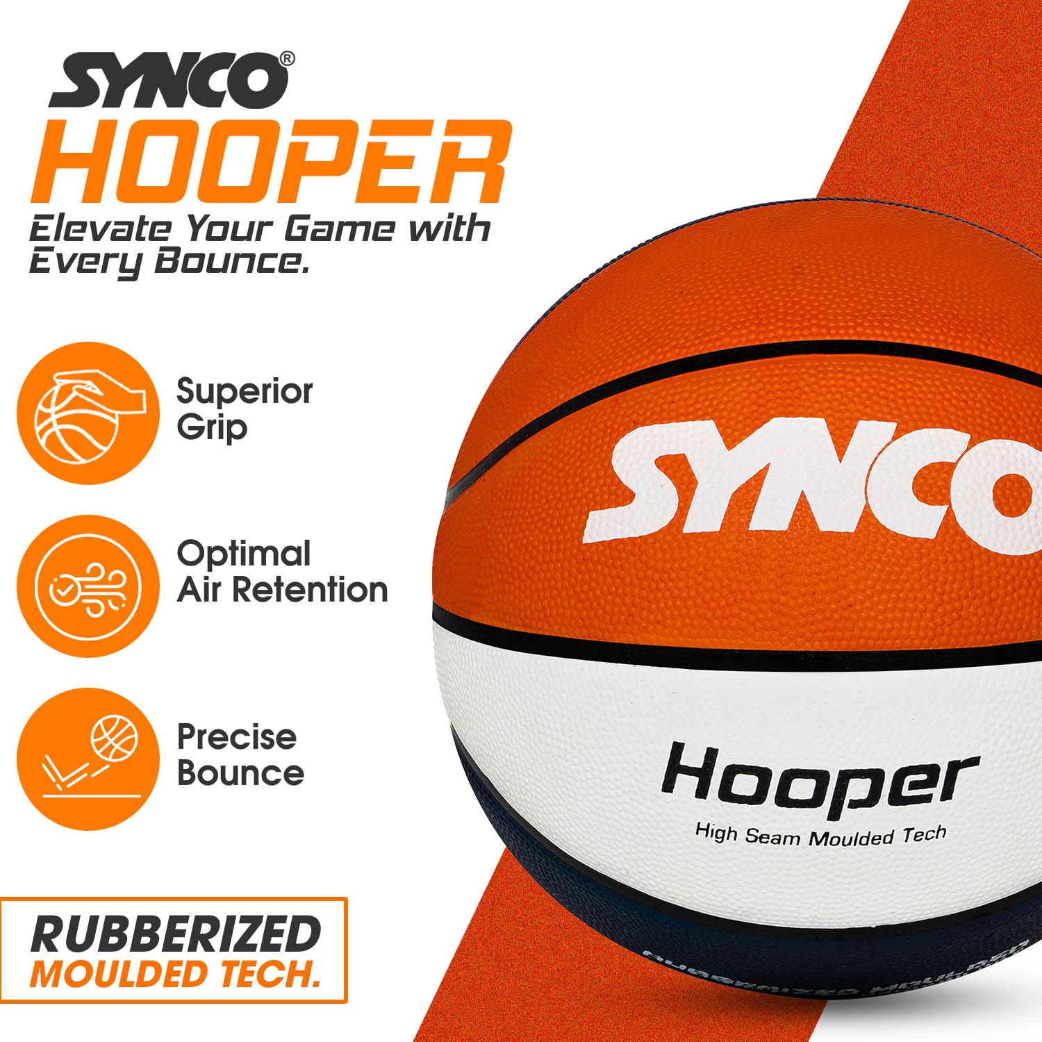 Synco Hooper series Men's Basketball features