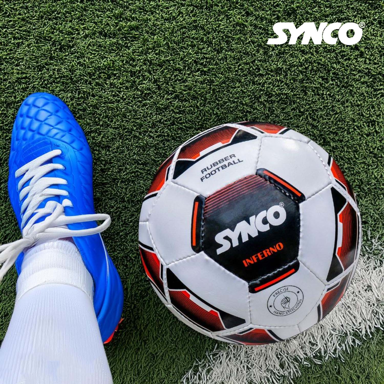 Synco Inferno Trainer white football 