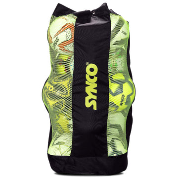 Synco Large Ball Carrying sports Bag (XL) Black/Blue front