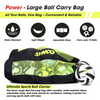 Synco Large Ball Carrying Bag (XL) Black Neon Features