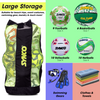 Synco Large Ball Carrying sports Bag (XL) Black/Neon Large storage capaity