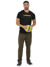 Synco Luxe Performance Sports Tshirt Black Front