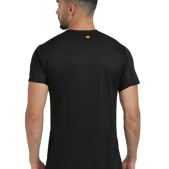 Synco Luxe Performance Black Tshirt Back 
