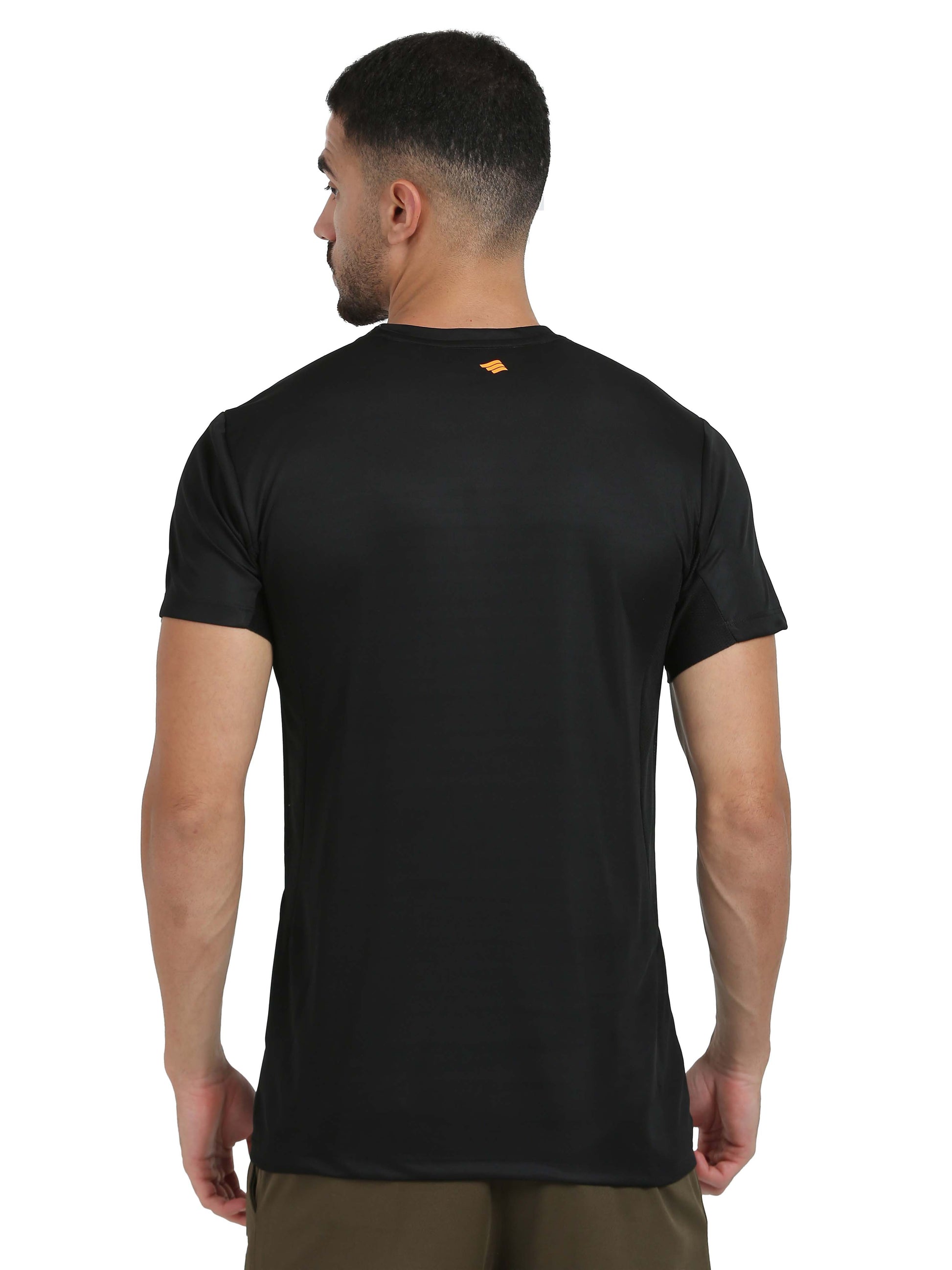 Synco Luxe Performance Black Tshirt Back 