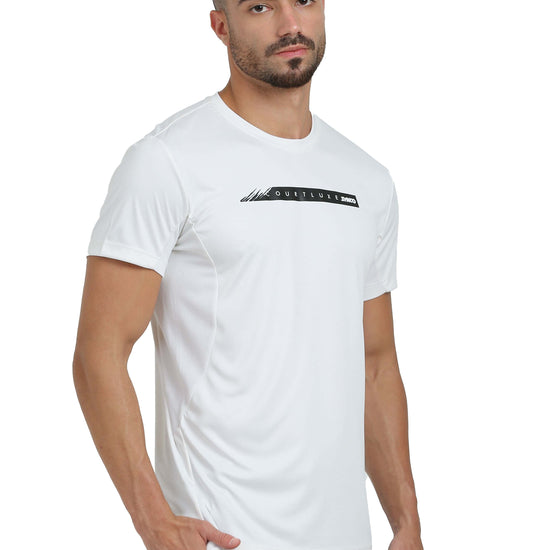 Synco Luxe Performance White  Sports TShirt side front