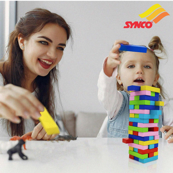 Synco Mini wooden fun Tower for Kids