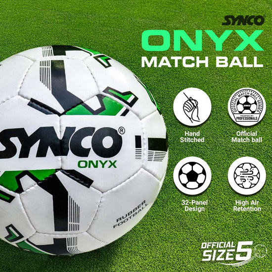 Synco Onyx white Match football Features