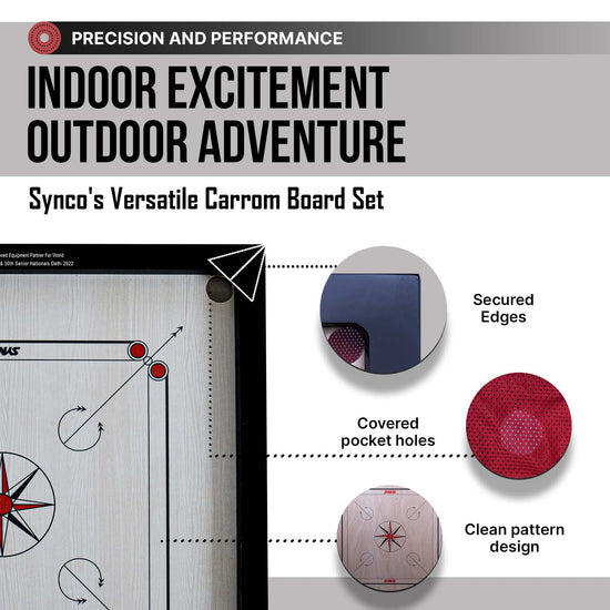 Synco  Wooden CarromBoard